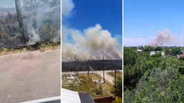 las fotos y los videos del incendio que se desato en una cantera de altos de san lorenzo las fotos y los videos del incendio que se desato en una cantera de altos de san lorenzo