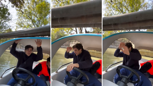 el insolito y curioso accidente de colapinto en china en medio de un paseo