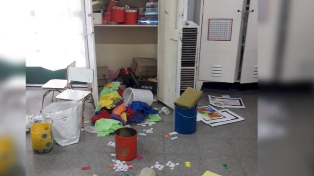 Robo, destrozos y vandalismo en un jardín de infantes de La Plata