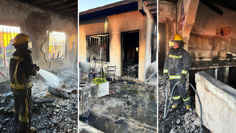 Se incendió una casa en Berisso y el perro de la familia murió atrapado entre las llamas Se incendió una casa en Berisso y el perro de la familia murió atrapado entre las llamas