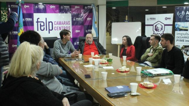 gaston castagneto propuso a empresarios de la plata potenciar el parque industrial