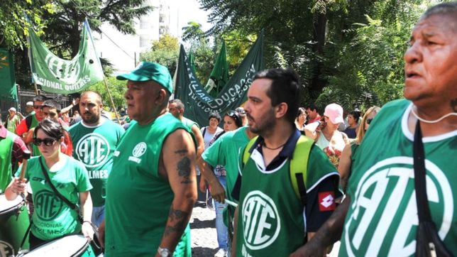 estatales se movilizan al ministerio de trabajo por la reapertura de paritarias