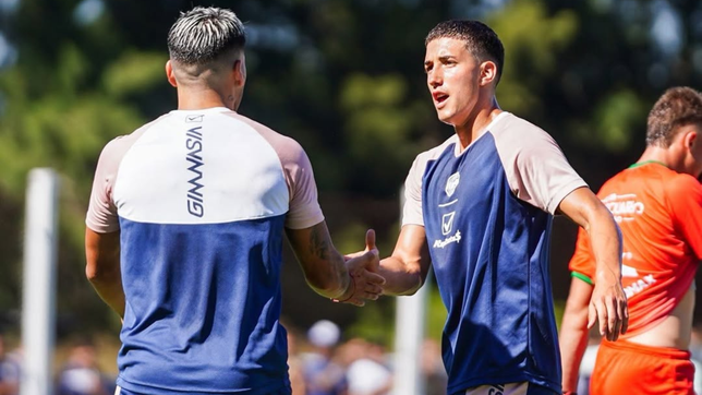 gimnasia arranco el sabado con un triunfo ante agropecuario y perfila el once para el debut