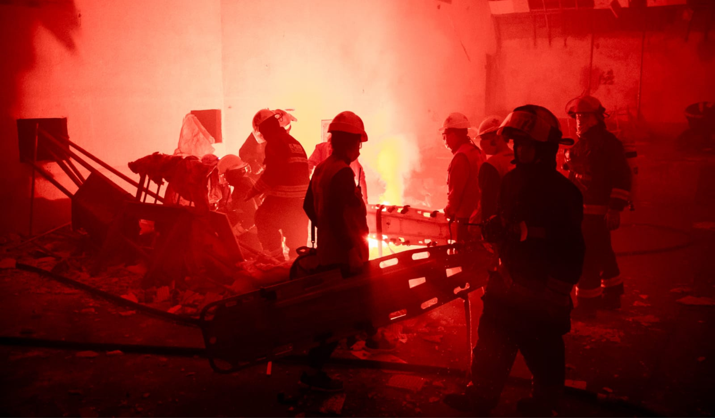 Simulacro Cruz Roja Argentina