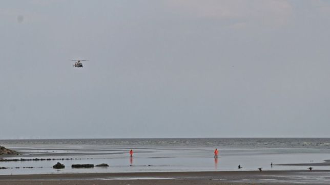 sigue la busqueda del pescador desaparecido hace casi una semana en el rio de la plata