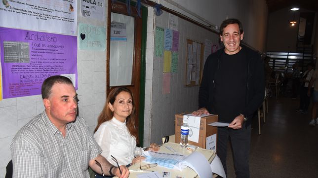 julio garro: el mejor festejo es venir a votar y expresarse en el dia de nuestra ciudad