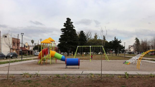 juegos, sendas y un circuito aerobico: el parque de 72 entre 28 y 31 luce su renovada cara