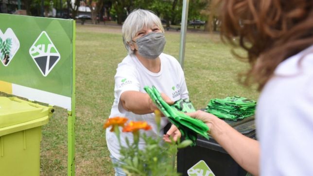 tarde sustentable en parque alberti: cambiaran residuos reciclables por kits ecologicos