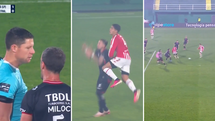 El polémico gol anulado a Estudiantes por el VAR frente a Barracas Central