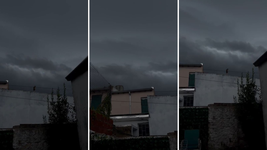 con fuertes vientos y nubes negras, asi llegan las tormentas anunciadas para la plata con fuertes vientos y nubes negras, asi llegan las tormentas anunciadas para la plata