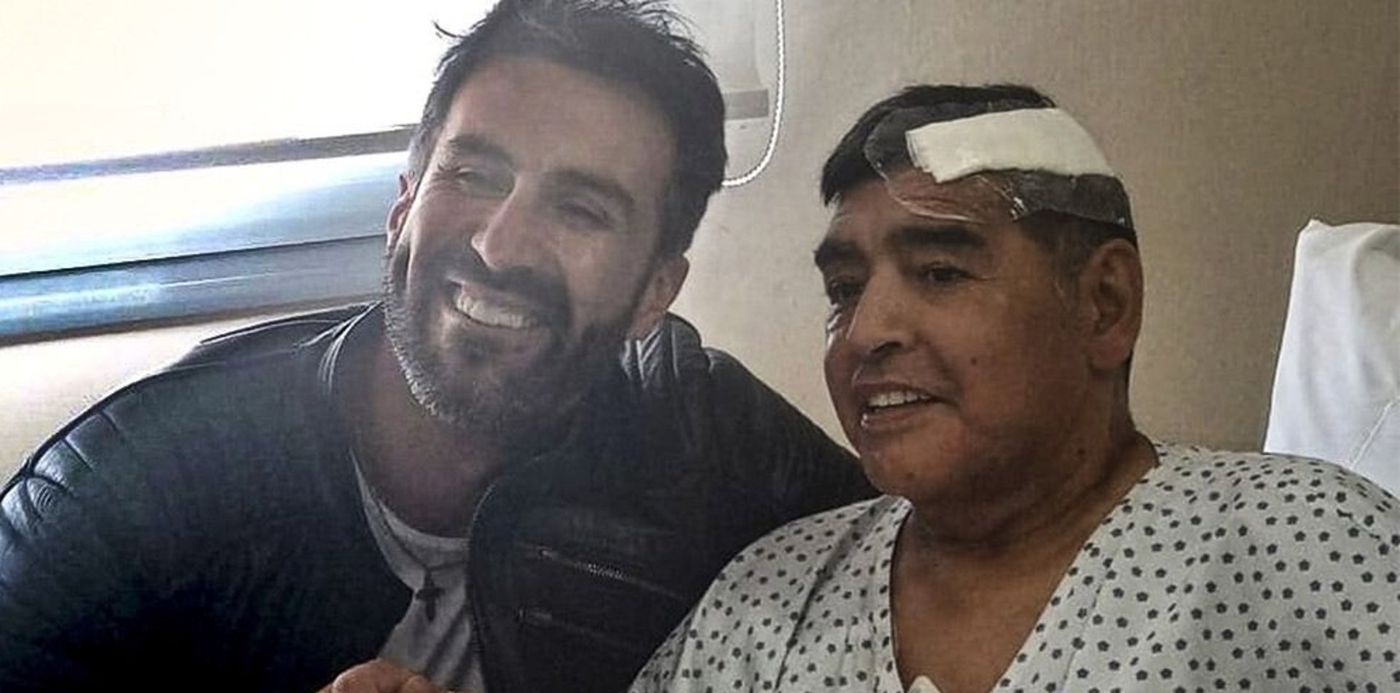 juicio por la muerte de MAradona - MAradona y Luque