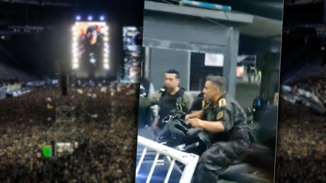 el comisario del escandalo en el unico iba a ser jefe de seguridad de un show de la renga