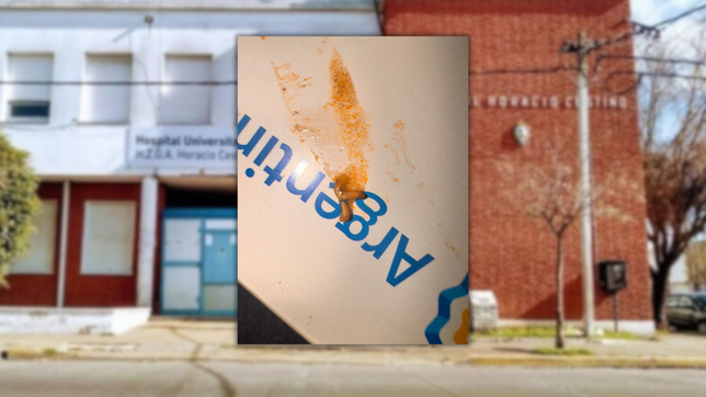 hallan gusanos en la comida que le dan a los pacientes y medicos del hospital cestino