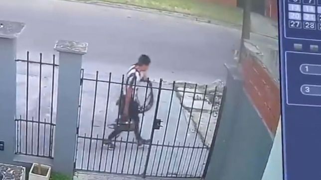 video: se metieron a robar en un lavadero de berisso y quedaron filmados