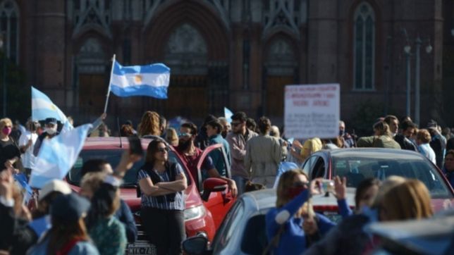 el centro de la plata sera el punto de un nuevo banderazo en contra del gobierno