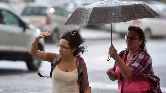 anticipan lluvias intensas y rafagas de viento para las proximas horas en la plata