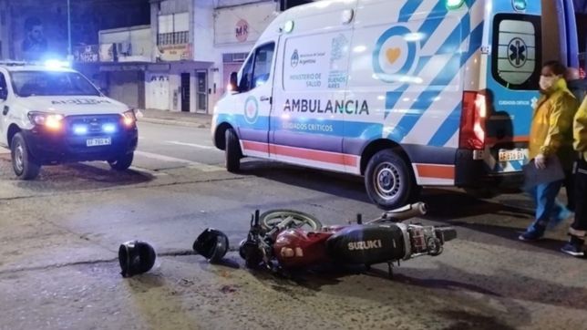 dos personas terminaron heridas y en el hospital tras un violento accidente en berisso