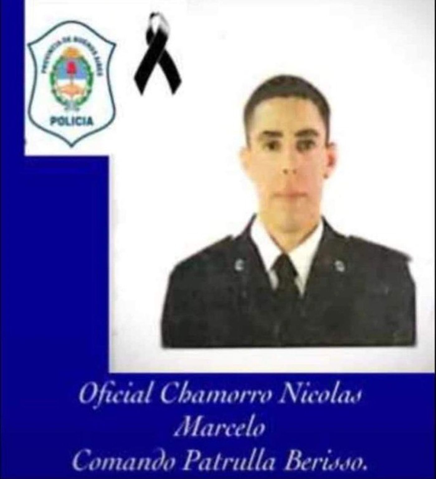 Nicolás Marcelo Chamorro tenía 28 años y era de La Plata, pero trabajaba en Berisso, donde falleció este viernes.
