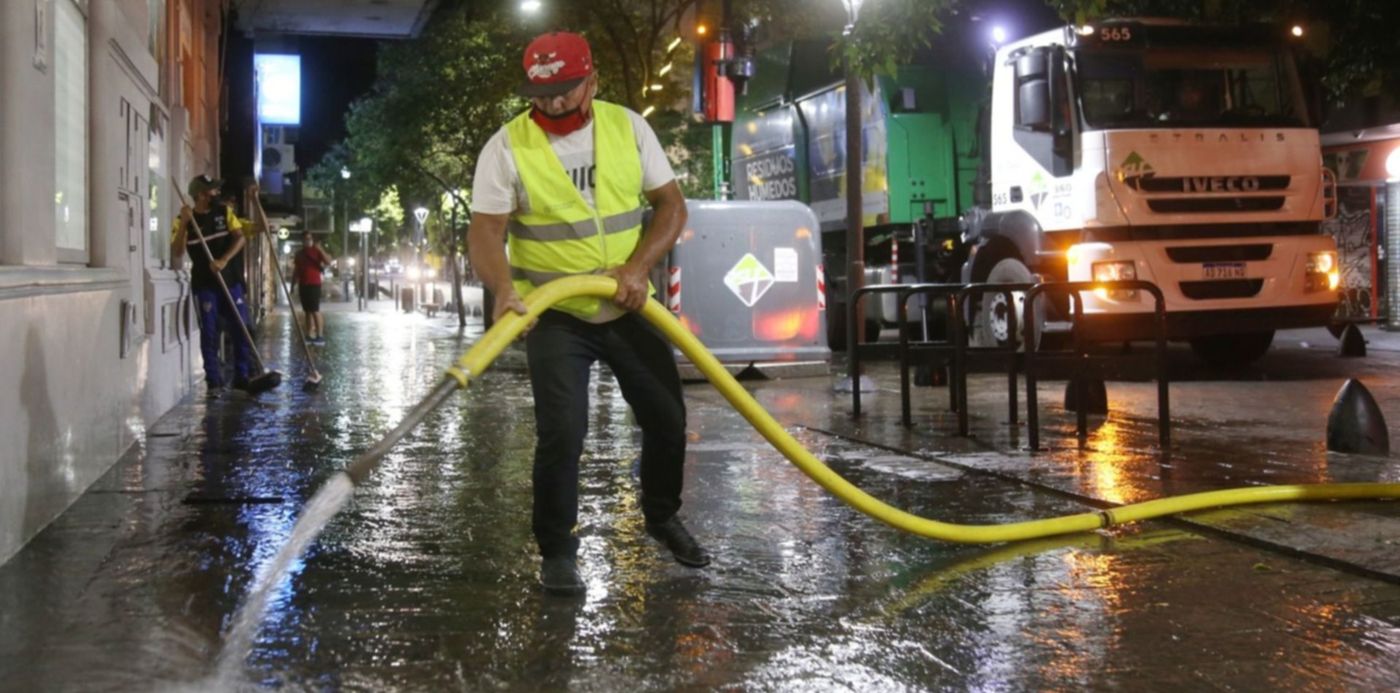 Hidrolavado de los centros comerciales