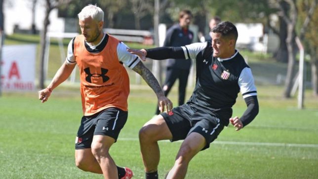 estudiantes entrena y milito prueba variantes para enfrentar a arsenal
