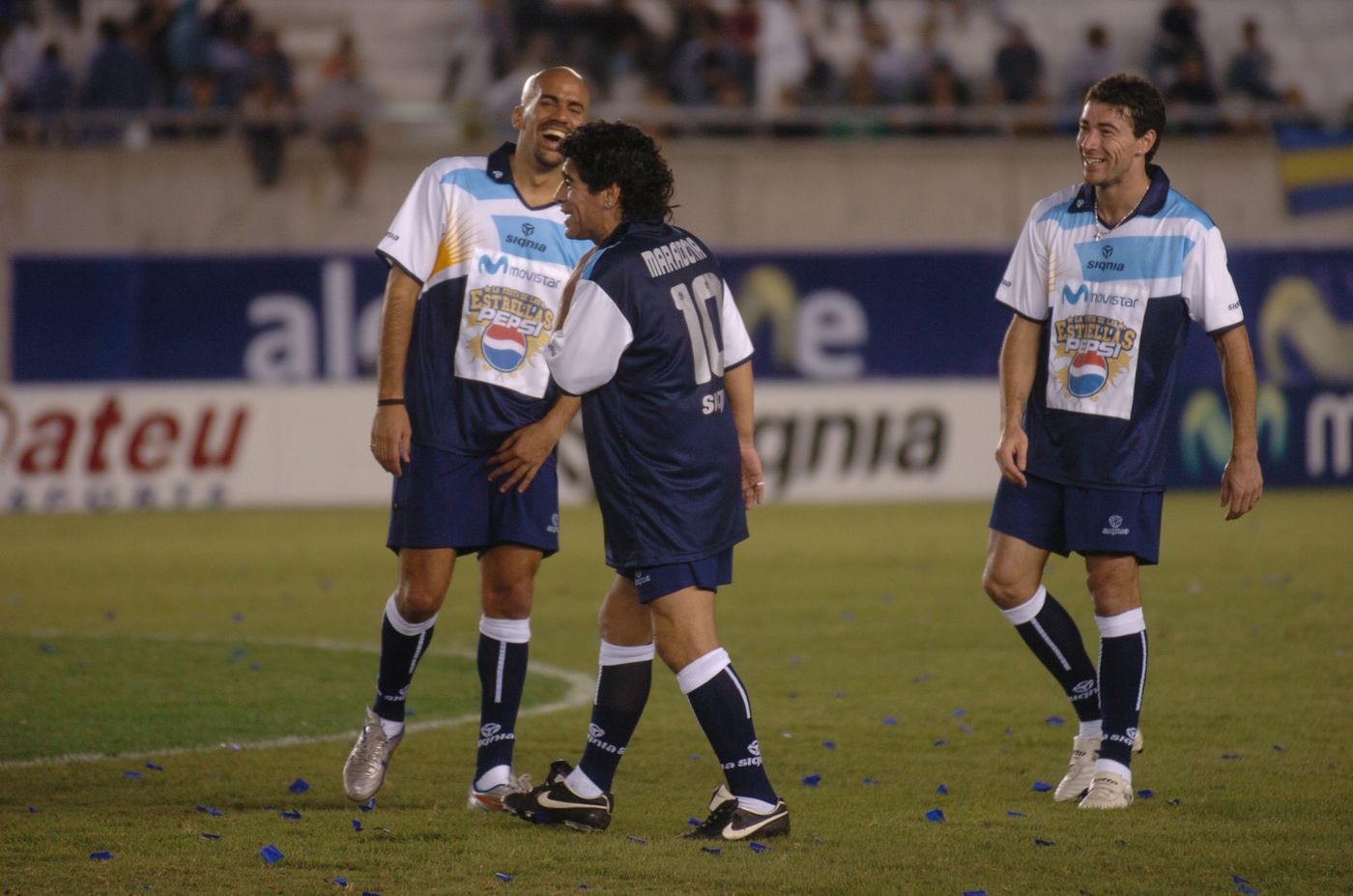 Fiesta de las Estrellas 2005 Maradona Verón 2