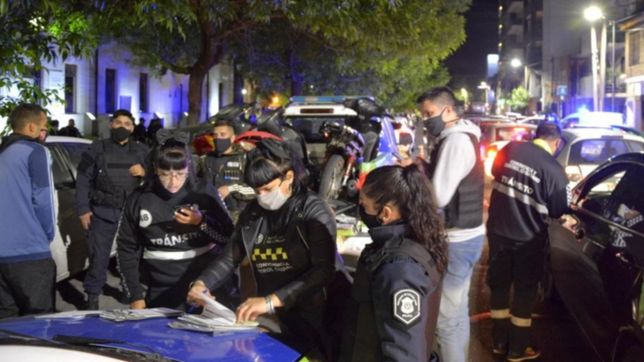 arrancaron los controles nocturnos en la plata