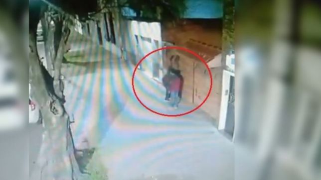 video: asi entran los ladrones a las casas en un barrio de la plata