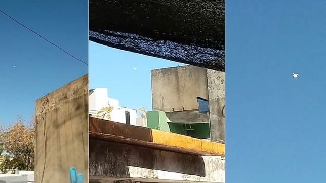 video: filmaron a un drone volando en el mondongo y temen que vaya a haber mas robos