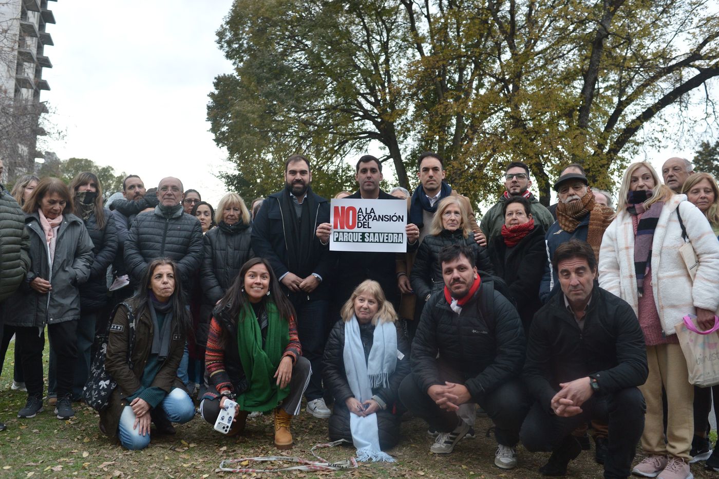 Vecinos del parque Saavedra reclaman contra la ampliación (11) Morzone Gastón Álvarez Zanetto