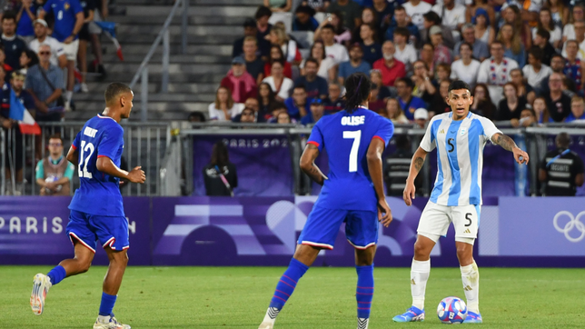 argentina perdio con francia y se termino el sueno olimpico en futbol