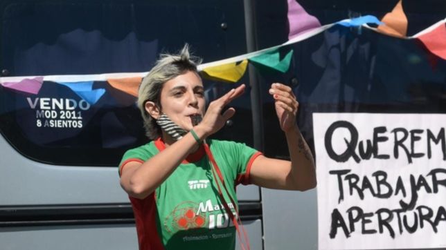 duenos de salones y animadores de fiestas hicieron otra caravana para exigir la reapertura