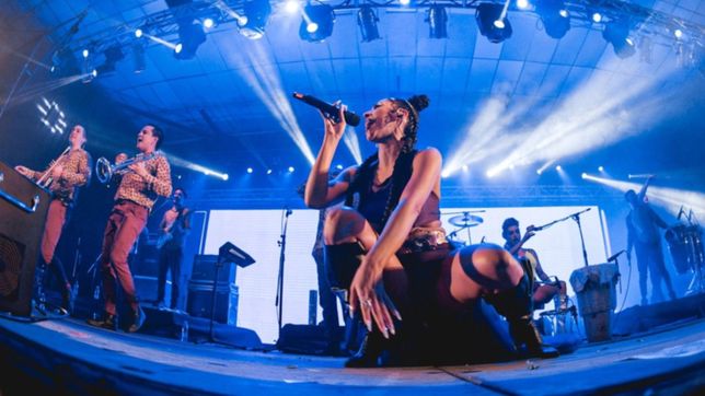 la delio valdez hizo bailar a miles de personas este fin de semana en la plata