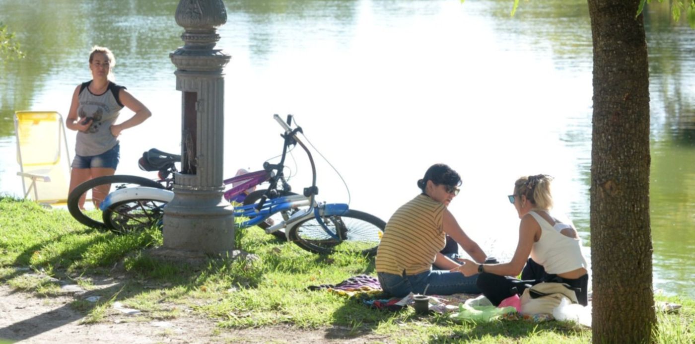 Paseo del Bosque Calor Sol