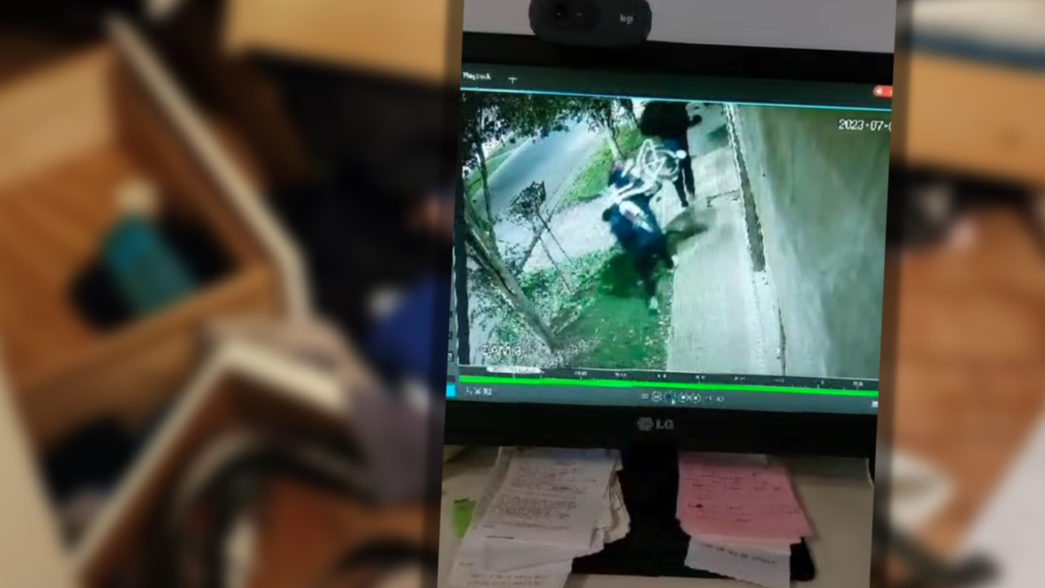 VIDEO: Así huyeron los ladrones que robaron en la casa de un periodista de La Plata