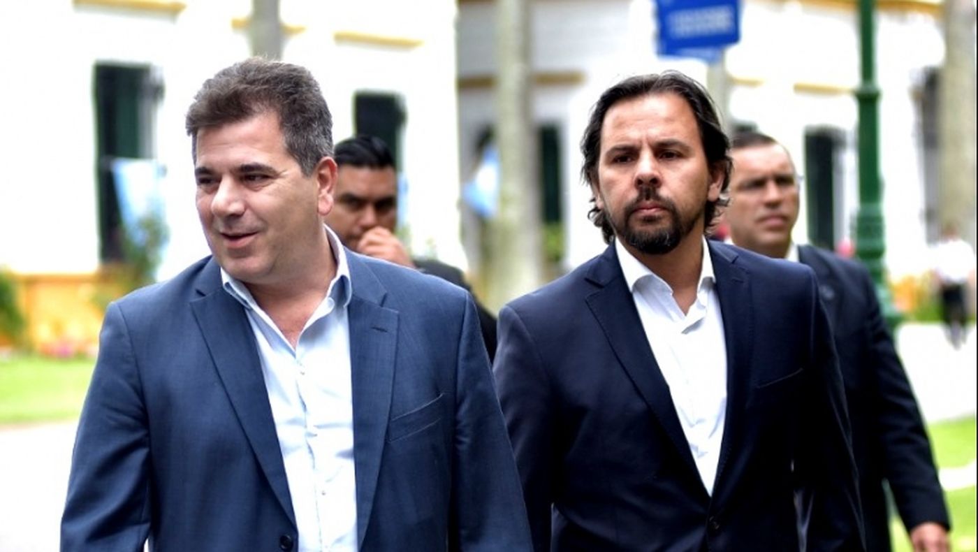 Cristian Ritondo, rival interno de Patricia Bullrich, junto al despedido Vicente Ventura Barreiro