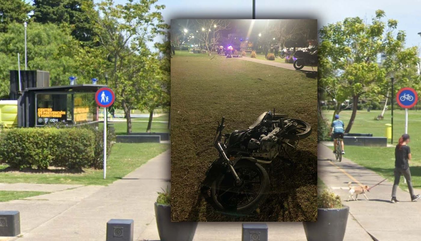 Muerte del motociclista en Parque Alberdi.jpg
