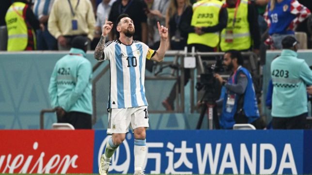 el historico record que rompio lionel messi en el partido ante croacia