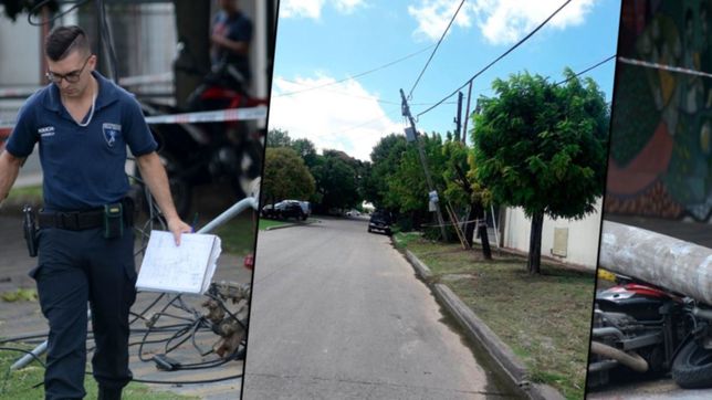 vecinos en alerta por un poste a punto de caer: ¿estan esperando otra tragedia?