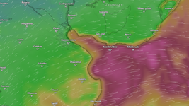 la impactante imagen del radar que muestra como impactara el viento en la plata y la region la impactante imagen del radar que muestra como impactara el viento en la plata y la region