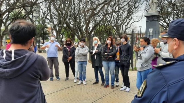 fuerte reclamo de los vecinos de la zona roja a jefes policiales en una asamblea
