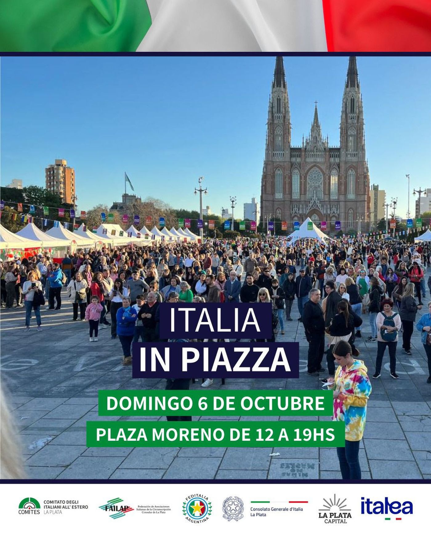 La ceremonia de la cultura italiana llega a La Plata.