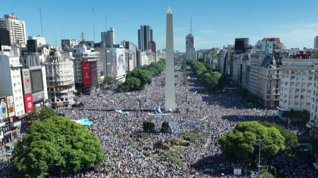 ¿cual sera el recorrido que hara la seleccion para ir desde ezeiza hasta el obelisco?