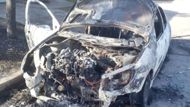 dictan prision preventiva para el acusado de quemar el auto de su expareja en la plata