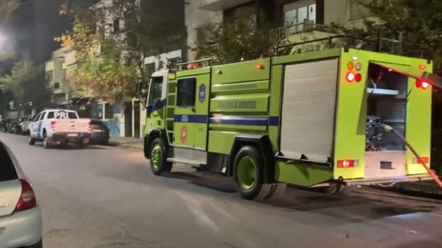 tension por un principio de incendio en la casa de barreda
