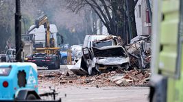 asi quedo el deposito que se prendio fuego y se derrumbo en pleno centro de la plata