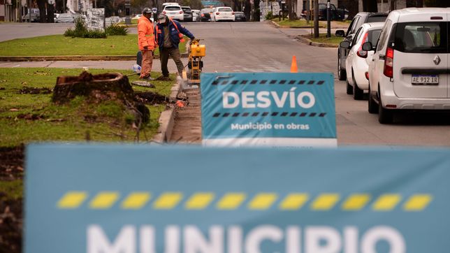 todos los cortes y desvios de transito que habra en la semana por las obras en la plata