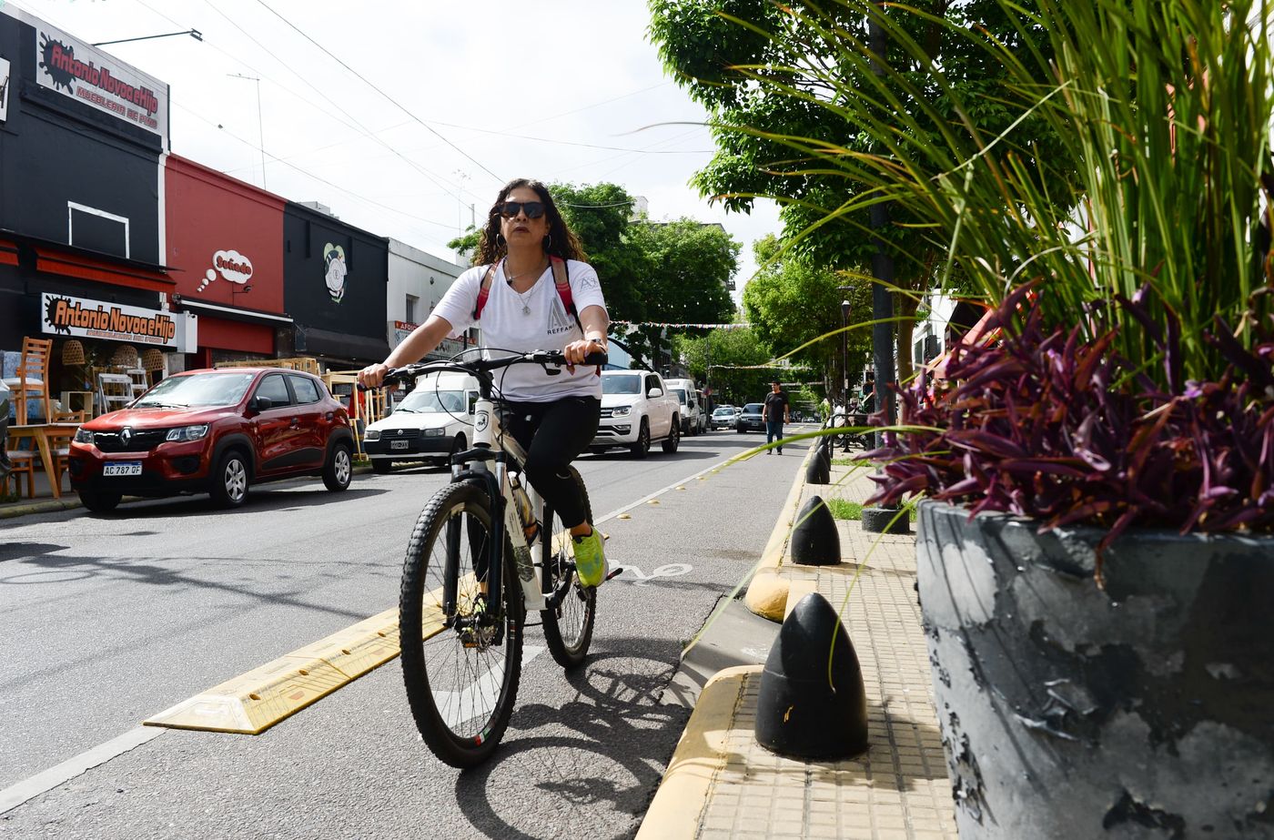 Los comerciantes de calle 12 solicitaron la remoción de la bicisenda.