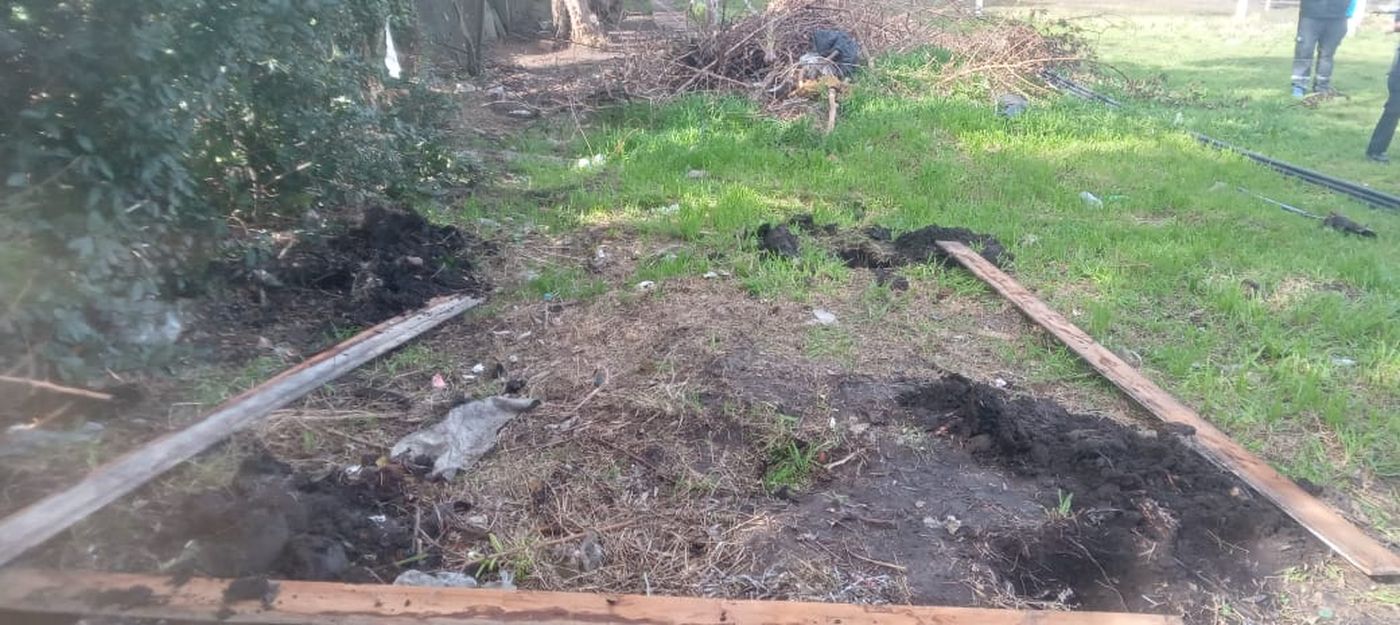 Los protagonistas del intento de usurpación en La Plata habían comenzado a construir una vivienda precaria cuando fueron descubiertos Los protagonistas del intento de usurpación en La Plata habían comenzado a construir una vivienda precaria cuando fueron descubiertos