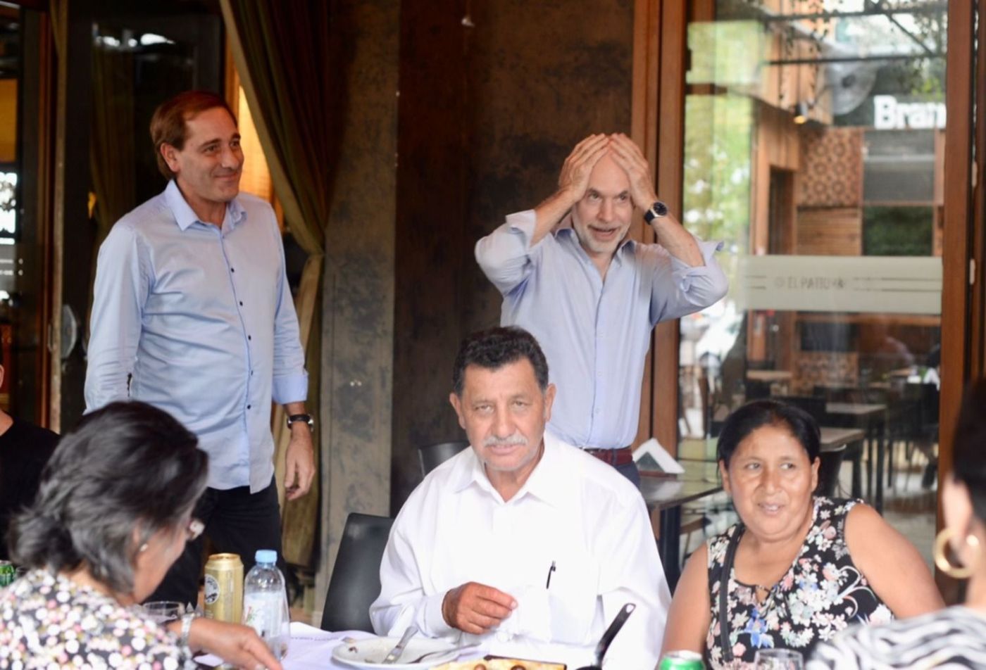 Horacio Rodríguez Larreta y Julio Garro