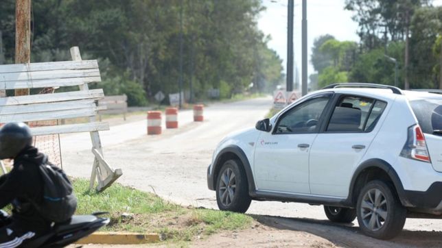 carteles tirados, badenes de tierra y ni una sola senal: la peligrosa obra en ruta 36